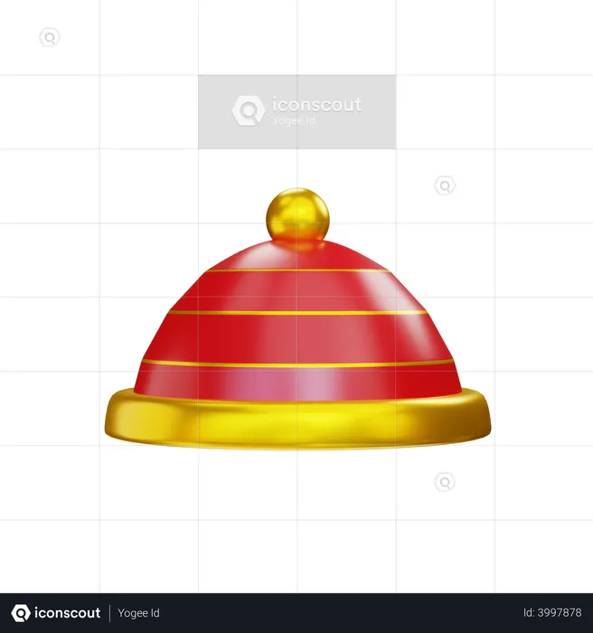 Chinese hat  3D Illustration