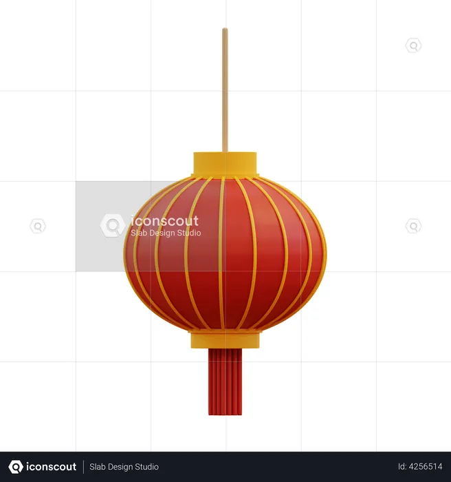 Chinese Lantern  3D Illustration