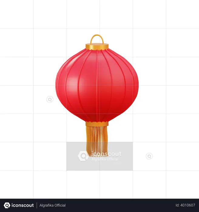 Chinese Lantern  3D Illustration