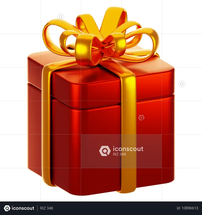 Chinese new year gift box  3D Icon