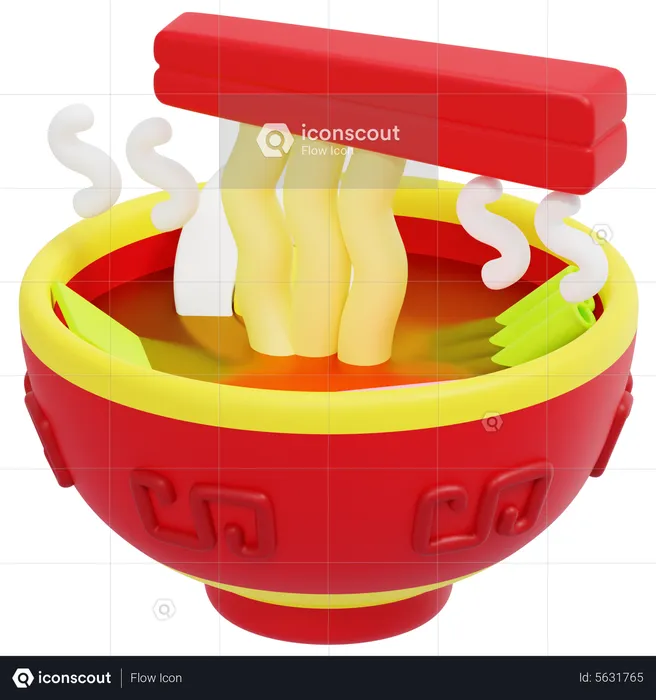 Chinese Noodles  3D Icon