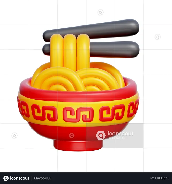 Chinese Noodles  3D Icon