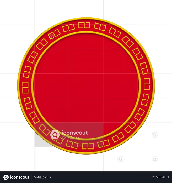 Chinese Ornament  3D Icon