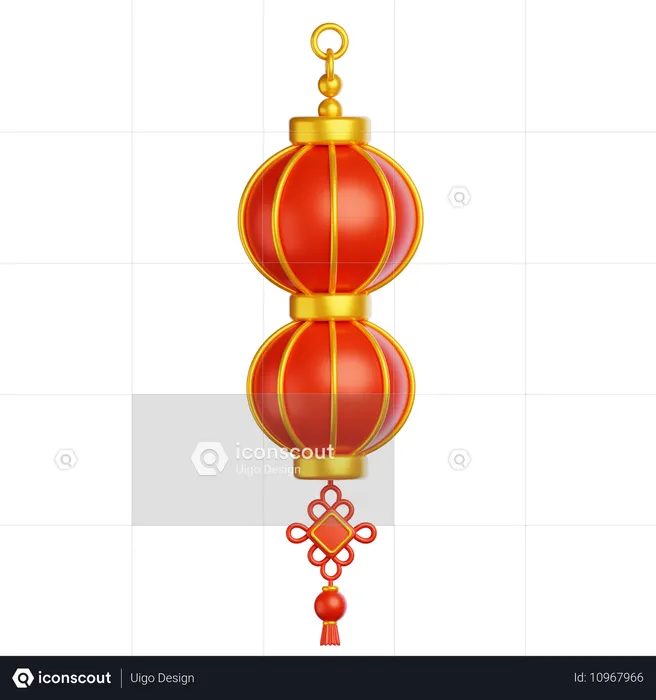 Chinese Ornament  3D Icon