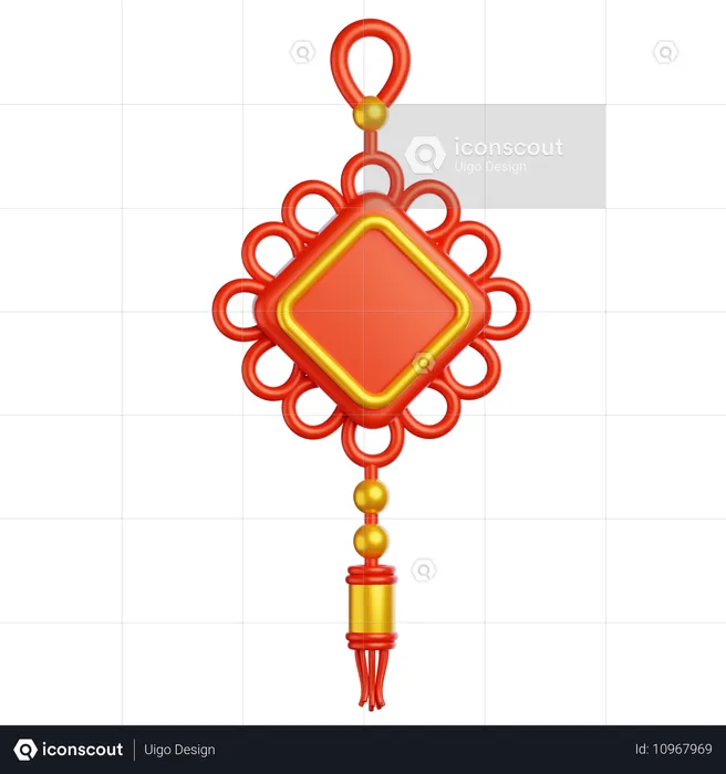 Chinese Ornament  3D Icon