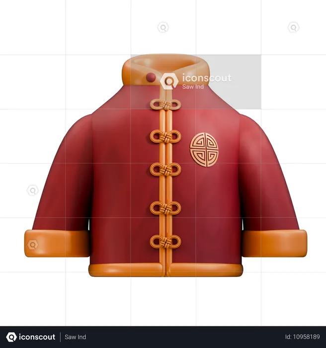 Chinese Outfit  3D Icon