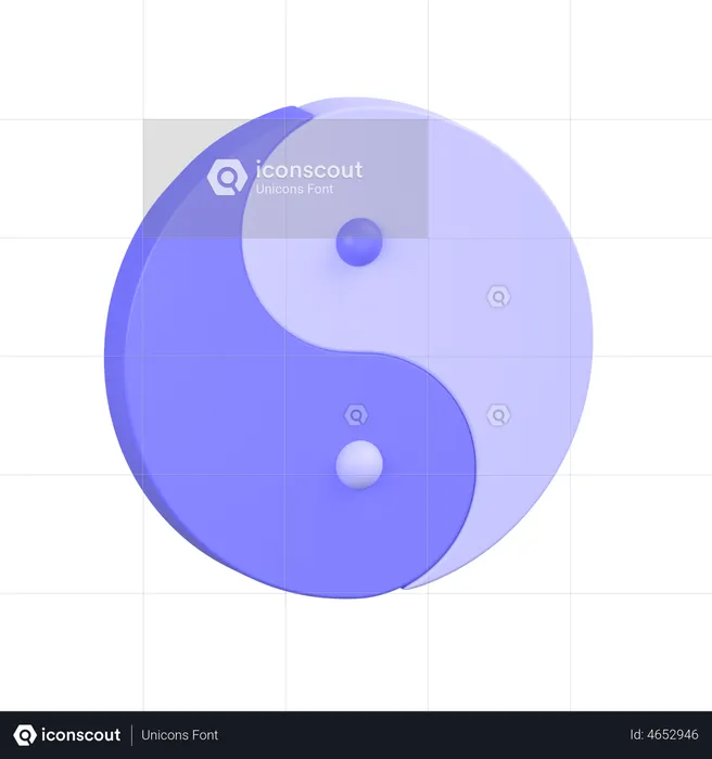 Chinese Symbol  3D Icon