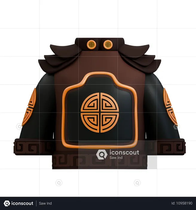 Chinesische Rüstung  3D Icon