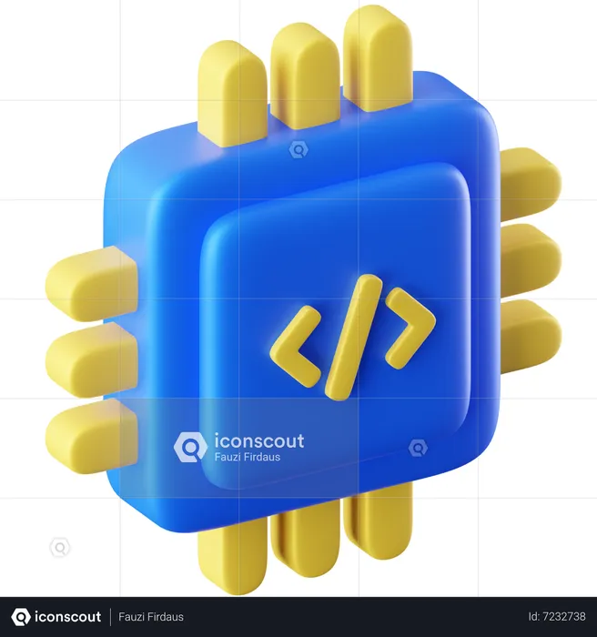 Chipset  3D Icon