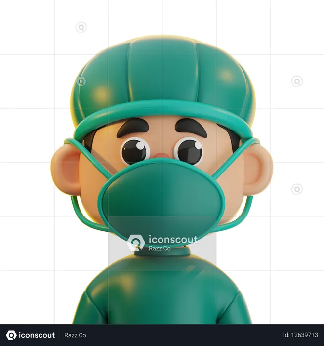 Chirurgien  3D Icon