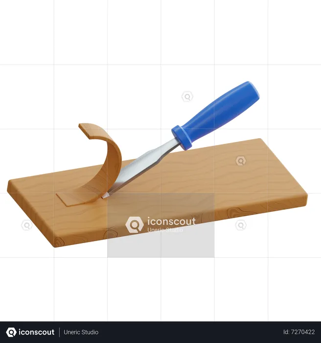 Chisel  3D Icon