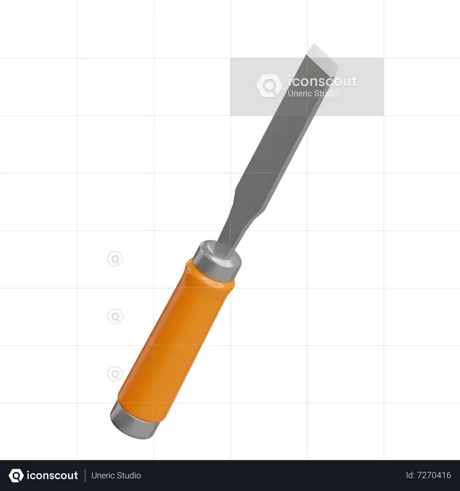 Chisel  3D Icon