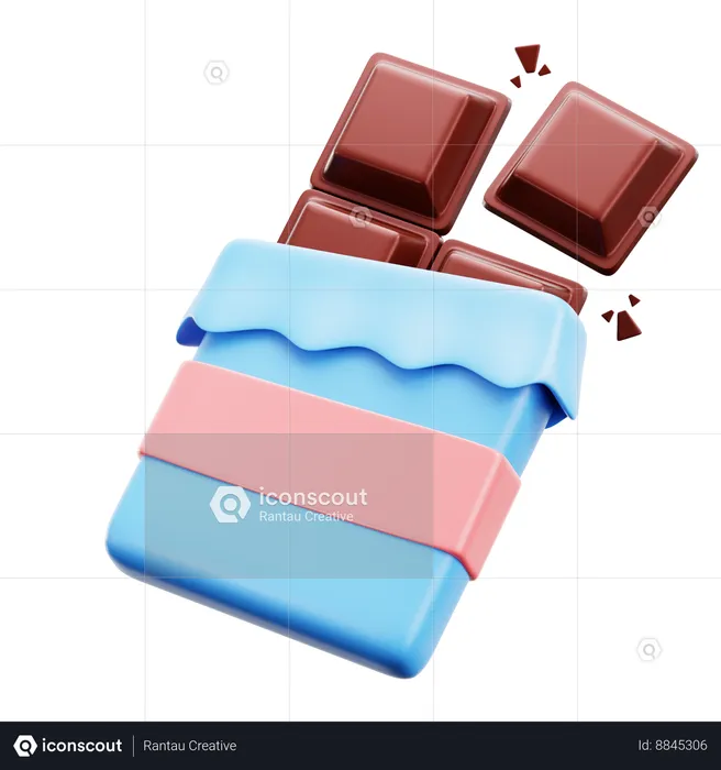 Chocolat  3D Icon