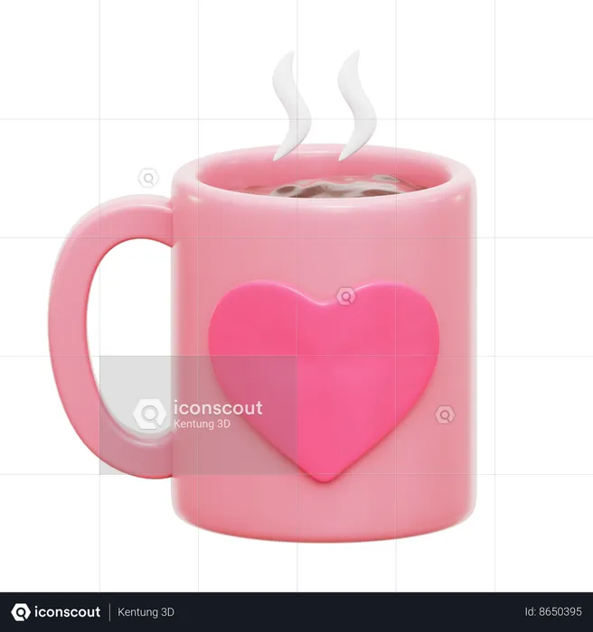 Chocolat chaud  3D Icon