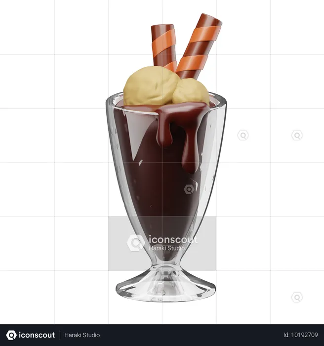 Chocolat chaud  3D Icon