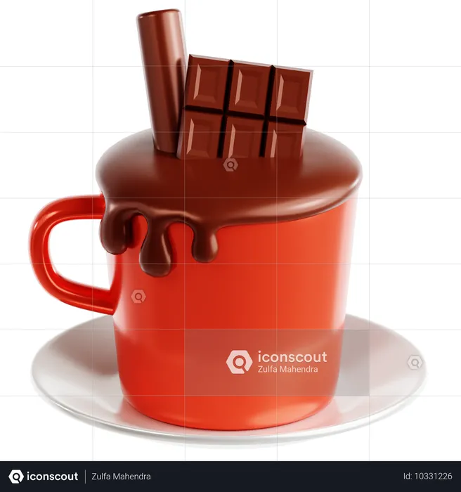 Chocolat chaud  3D Icon