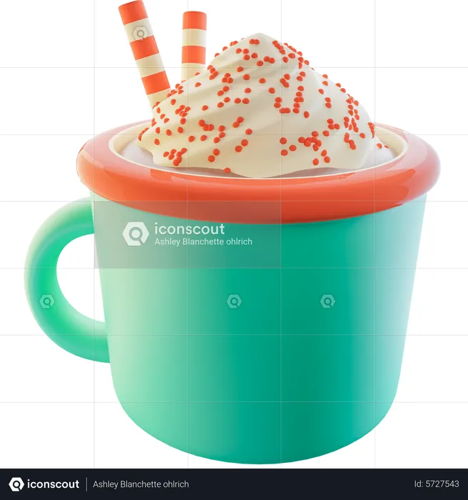 Chocolat chaud  3D Icon