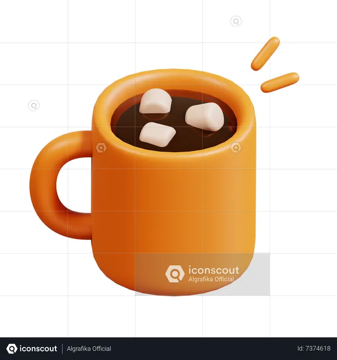 Chocolat chaud  3D Icon