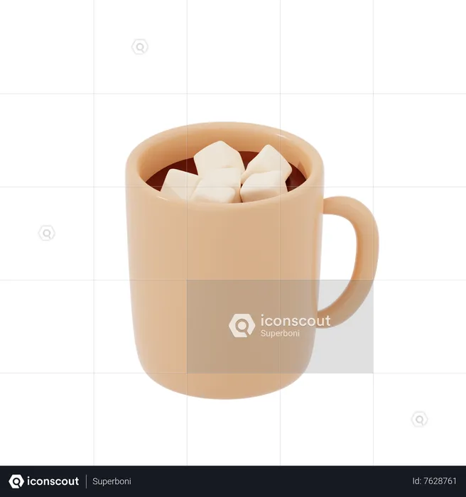 Chocolat chaud  3D Icon