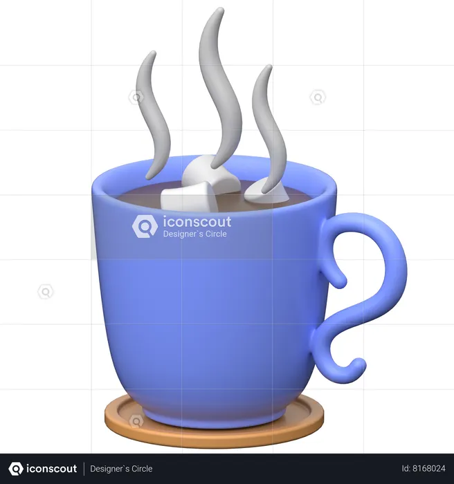 Chocolat chaud  3D Icon