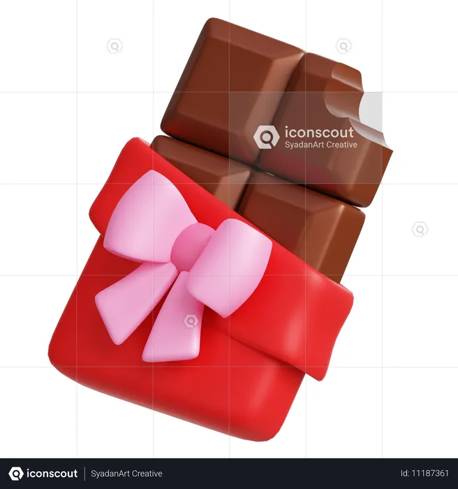 Chocolat de la Saint-Valentin  3D Icon