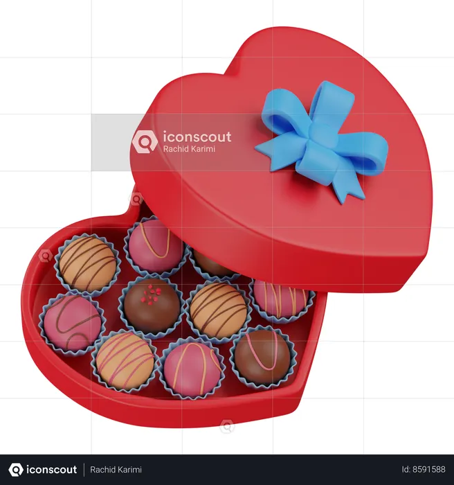 Chocolat de la Saint-Valentin  3D Icon