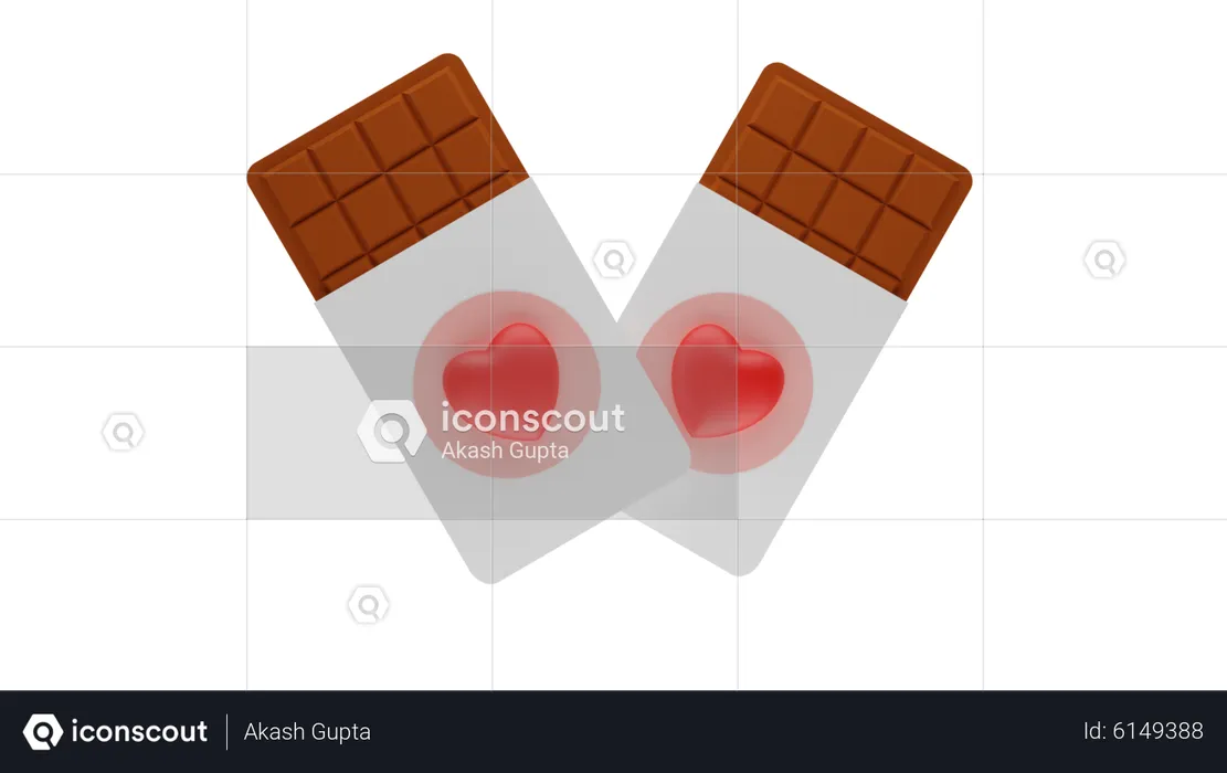 Chocolat de la Saint-Valentin  3D Icon