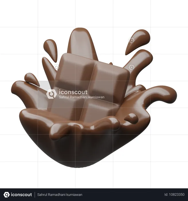 Chocolate  3D Icon