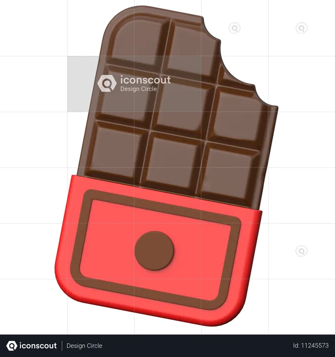 Chocolate  3D Icon