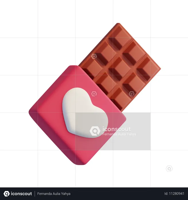 Chocolate  3D Icon