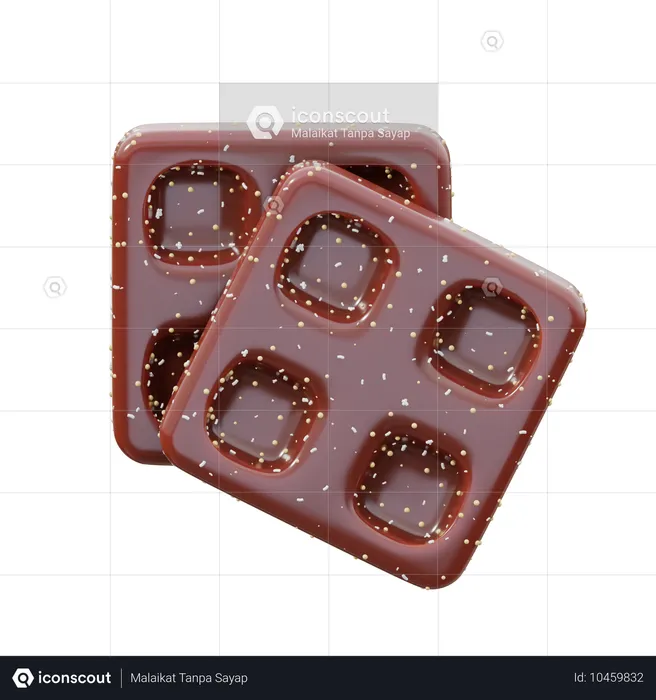 Chocolate  3D Icon