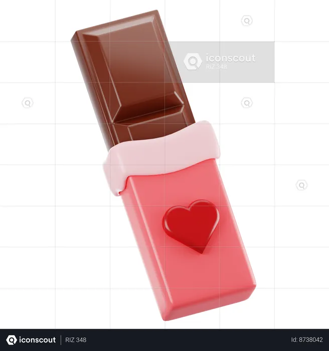 Chocolate  3D Icon