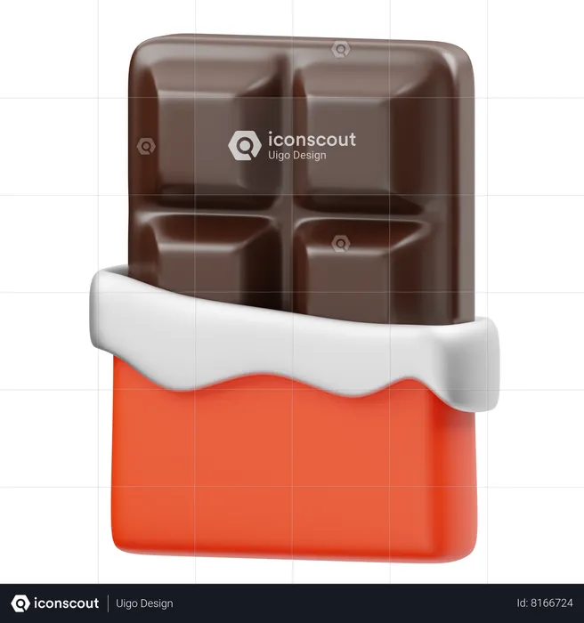 Chocolate  3D Icon