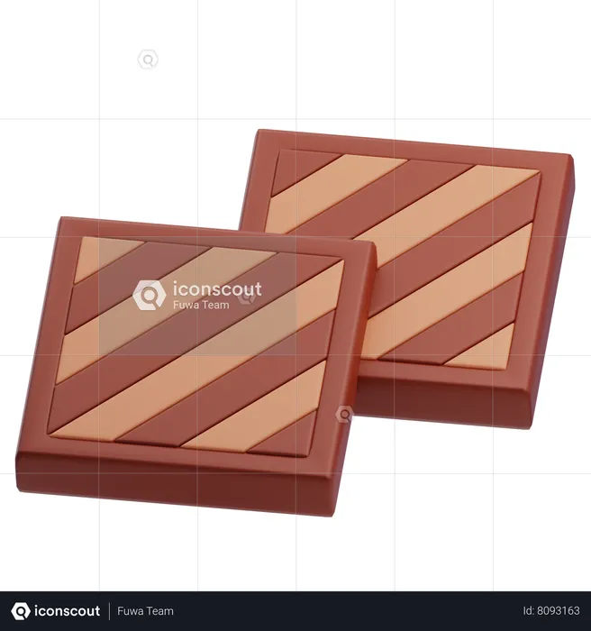 Chocolate  3D Icon