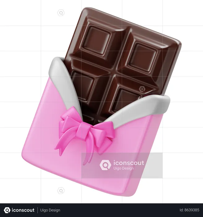 Chocolate  3D Icon