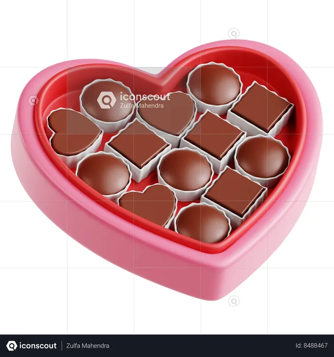 Chocolate  3D Icon