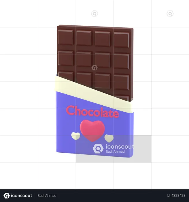 Chocolate  3D Illustration