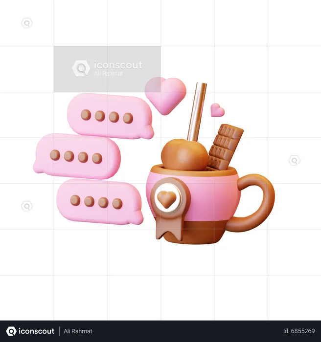 Chocolate  3D Icon