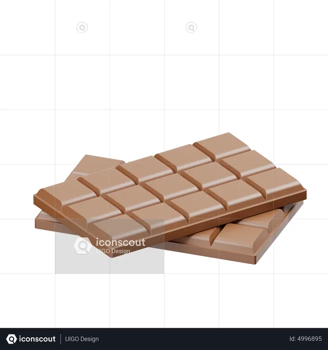 Chocolate Bar  3D Icon