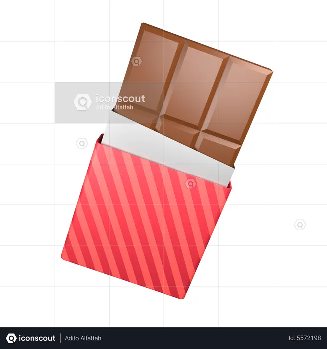 Chocolate Bar  3D Icon