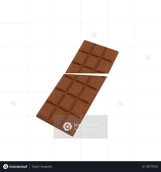 Chocolate Bar  3D Icon