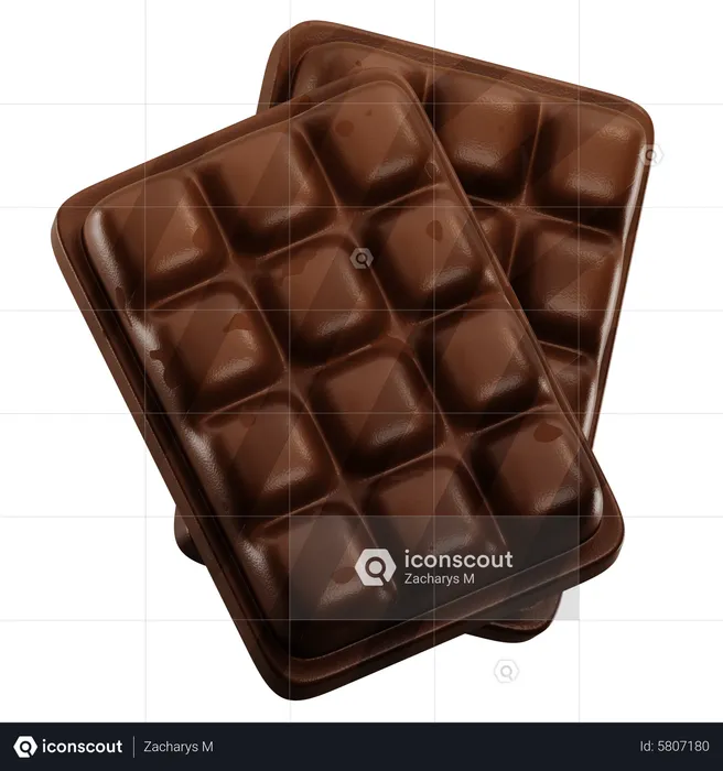 Chocolate Bar  3D Icon