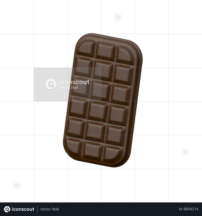 Chocolate Bar  3D Icon