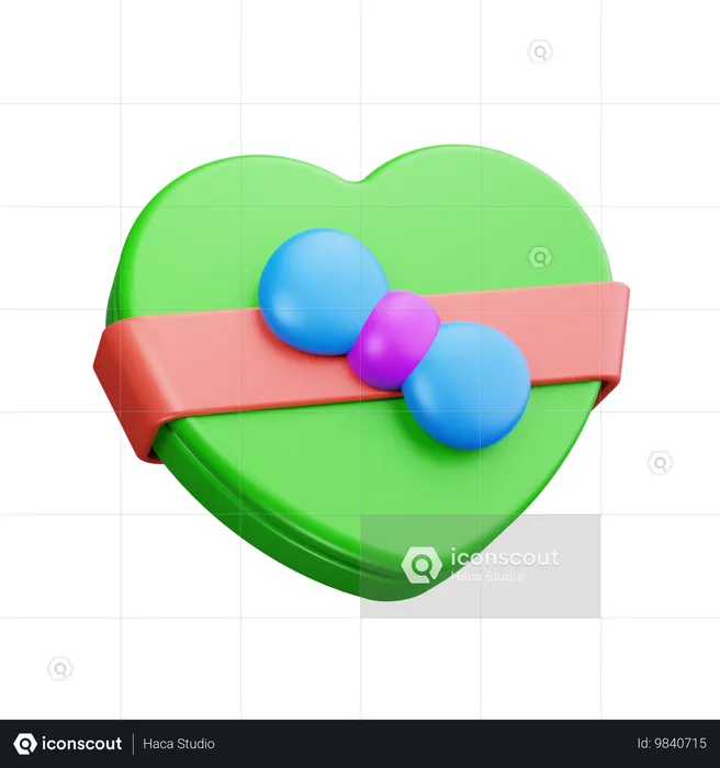 Chocolate box  3D Icon