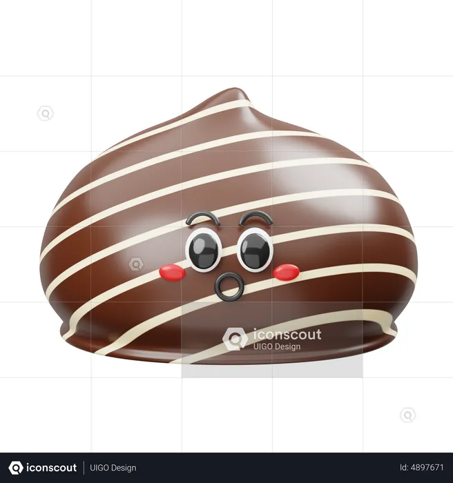 Chocolate Candy  3D Icon