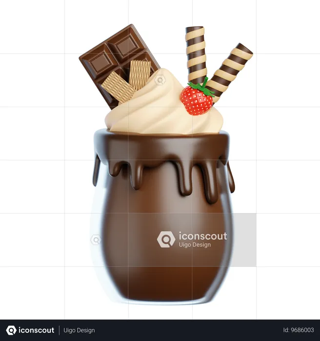 Chocolate Drink  3D Icon