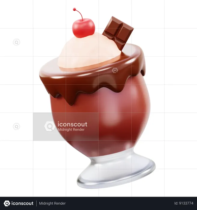 Chocolate Drink  3D Icon