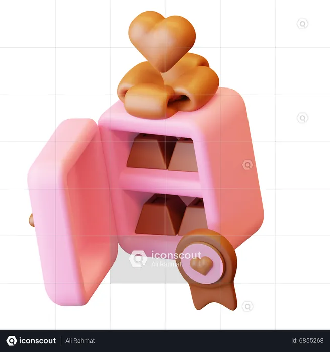 Chocolate In Fridge  3D Icon