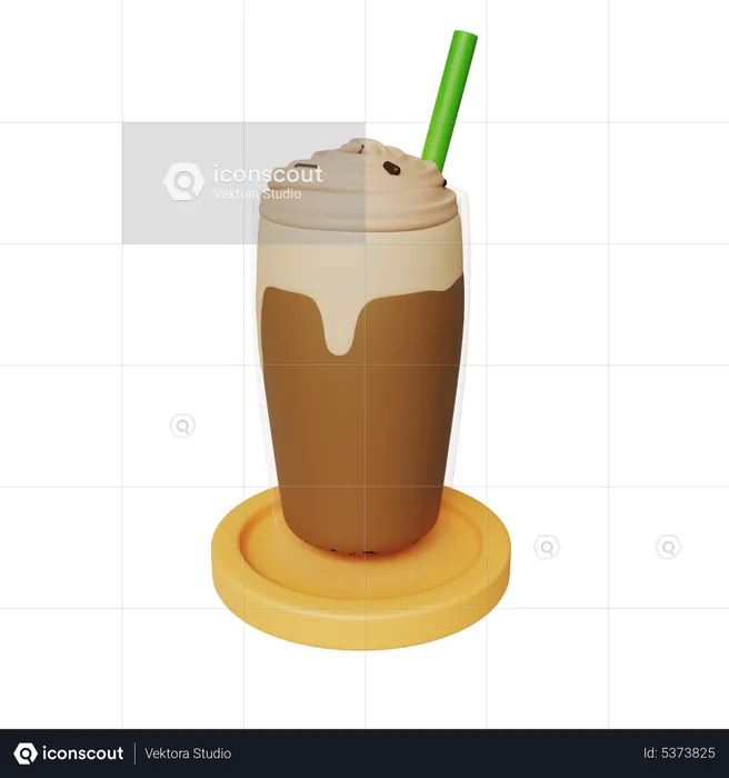 Chocolate Milkshake  3D Icon