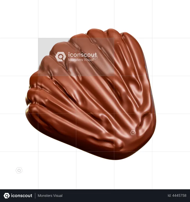 Chocolate Pearl  3D Illustration